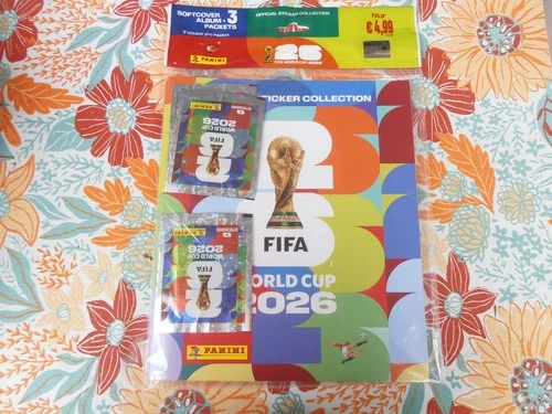 Panini FIFA World Cup 2026 Soft Cover Stickeralbum Leer plus 3 Stickertüten