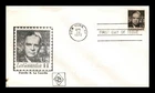 US COVER FIORELLO LAGUARDIA PROMINENT AMERICANS FIRST DAY ISSUE ADDRESSED