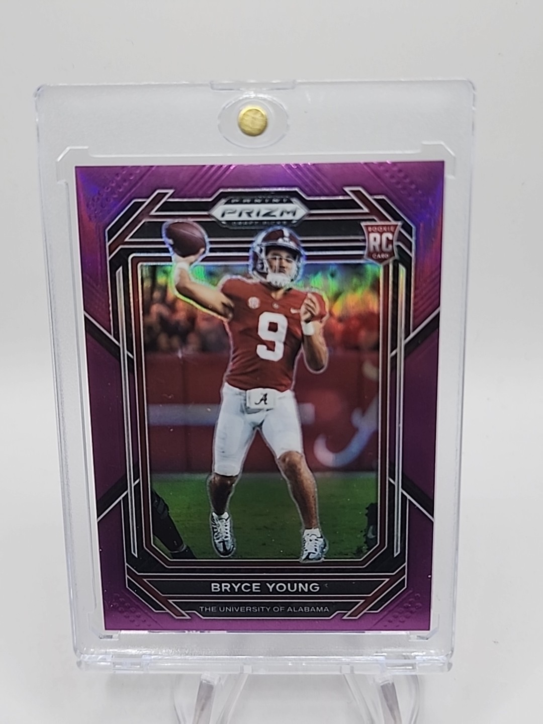2023 Panini Prizm Draft Picks - Bryce Young #101 Purple Prizm /75 (RC)