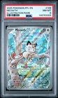 2025 Pokemon Pfl En-Phantasmal Flames #106 Meowth Illustration Rare PSA 8