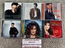 Lot Of 7 DONNY - MARIE OSMOND, Moment, Somewhere, Meant, Entertainer, Can, Magic
