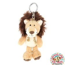 NICI Wild Friends 20 Wiggy Lion 10cm Bean Bag Plush Keyring fm Japan w/Tracking
