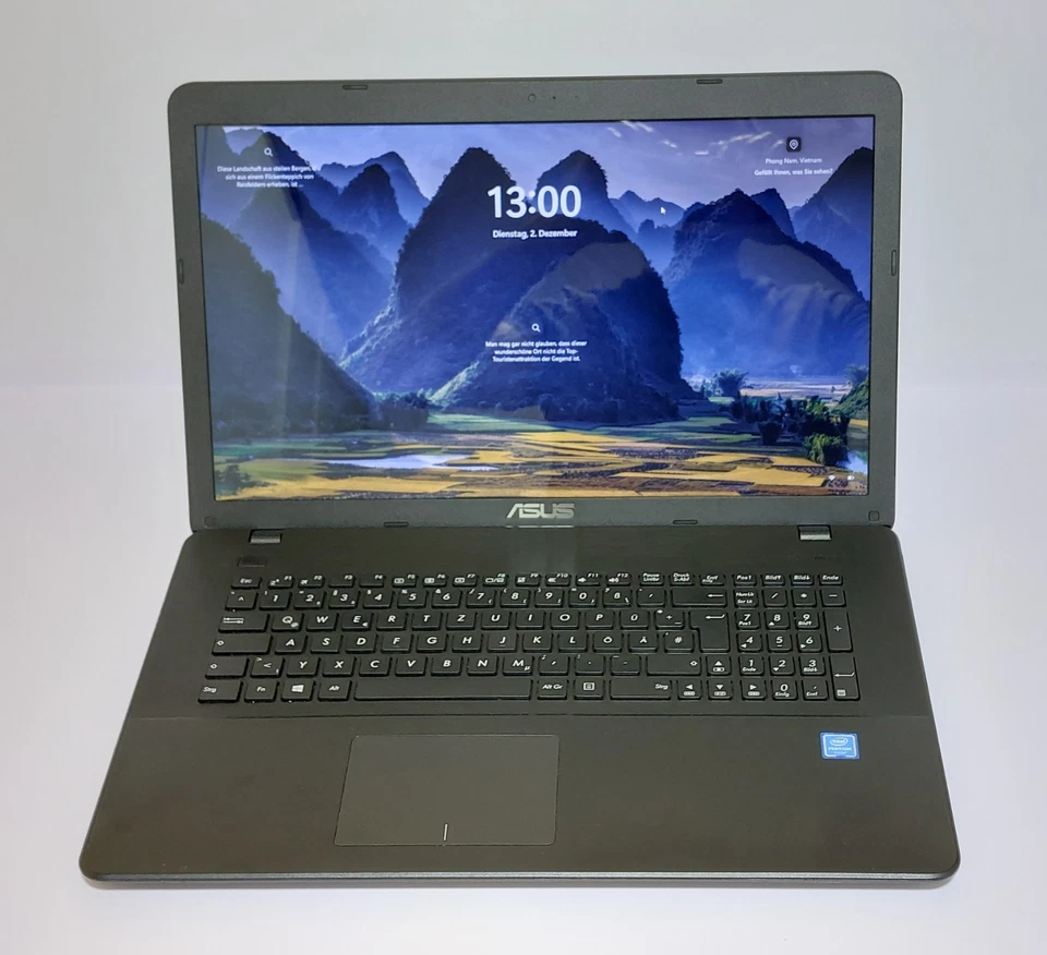 17,3 Zoll Laptop Asus X751NA Intel Pentium Quad-Core 8GB RAM 256GB SSD Win 11 - Bild 4 von 4