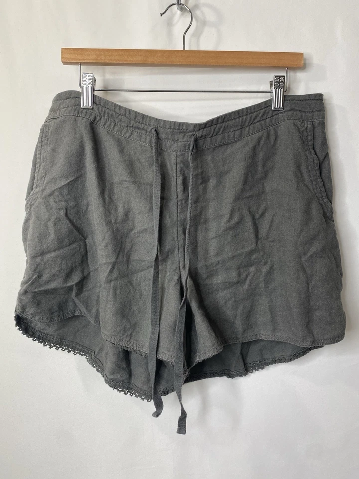 Pantalones Cortos Caslon Para Mujer Talla XL Ligeros Vacaciones Costeros Mamá Rica Ropa de Crucero Foto 2 de 4