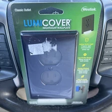 LumiCover LED NIghtlight Wall Outlet Cover Aged Bronze (Classic Outlet)