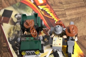 Lego Indiana Jones Jungle Cruiser and Motorcycle Chase - NICE CONDITION.