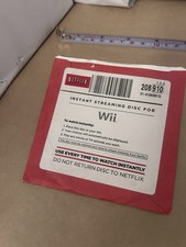 Netflix Instant Streaming Disc for Nintendo Wii in Sleeve Collectors