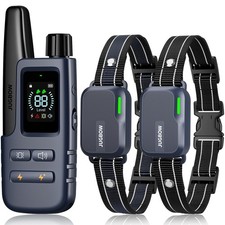 Jugbow Dog Shock Collar 2 Dogs 10-120Lbs - 4200FT Dog Training Collar with ...