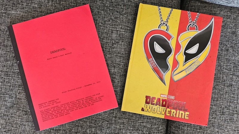 Marvel Deadpool & Wolverine Screenplay & Deadpool Final Shooting Script FYC Set