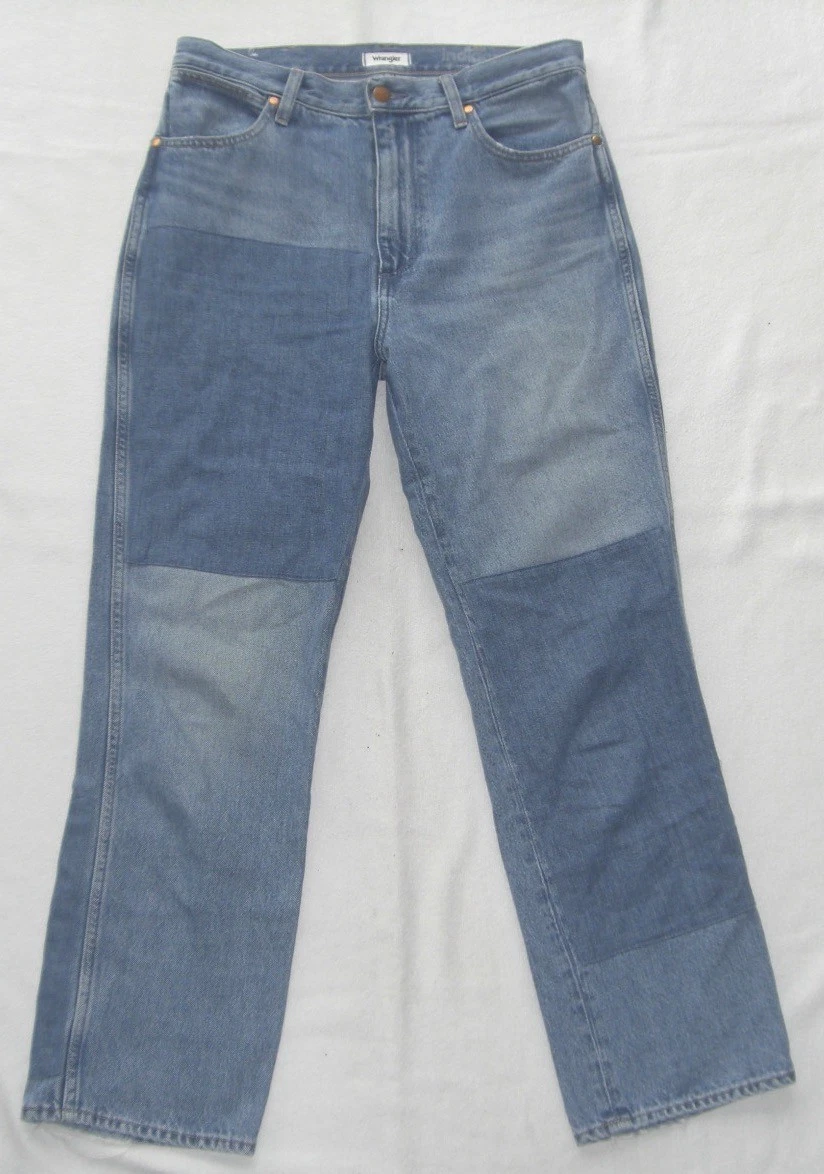 Pantaloni elasticizzati casual con tagli alle ginocchia vita alta