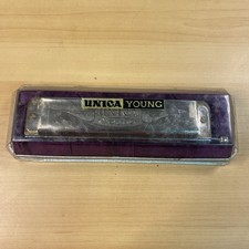Unica Young Tombo Chromatic Harmonica Japan Vintage Metal High Quality Vintage