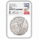2021 Silver Eagle Type 2 NGC MS70  ~~ First Day of Issue ~~ Michael Gaudioso Sig