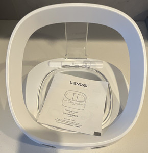 LENDO NutriCare Feeder Automatic 2-Bowl Pet Feeder White/Blue Plastic