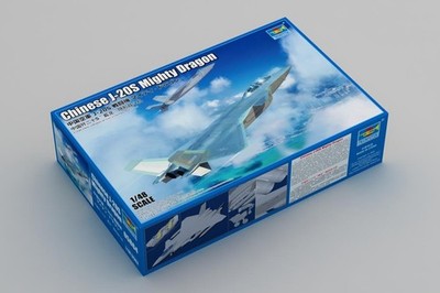 1:48 TRUMPETER KIT Chinese J-20S Mighty Dragon TR05864 Modellbau