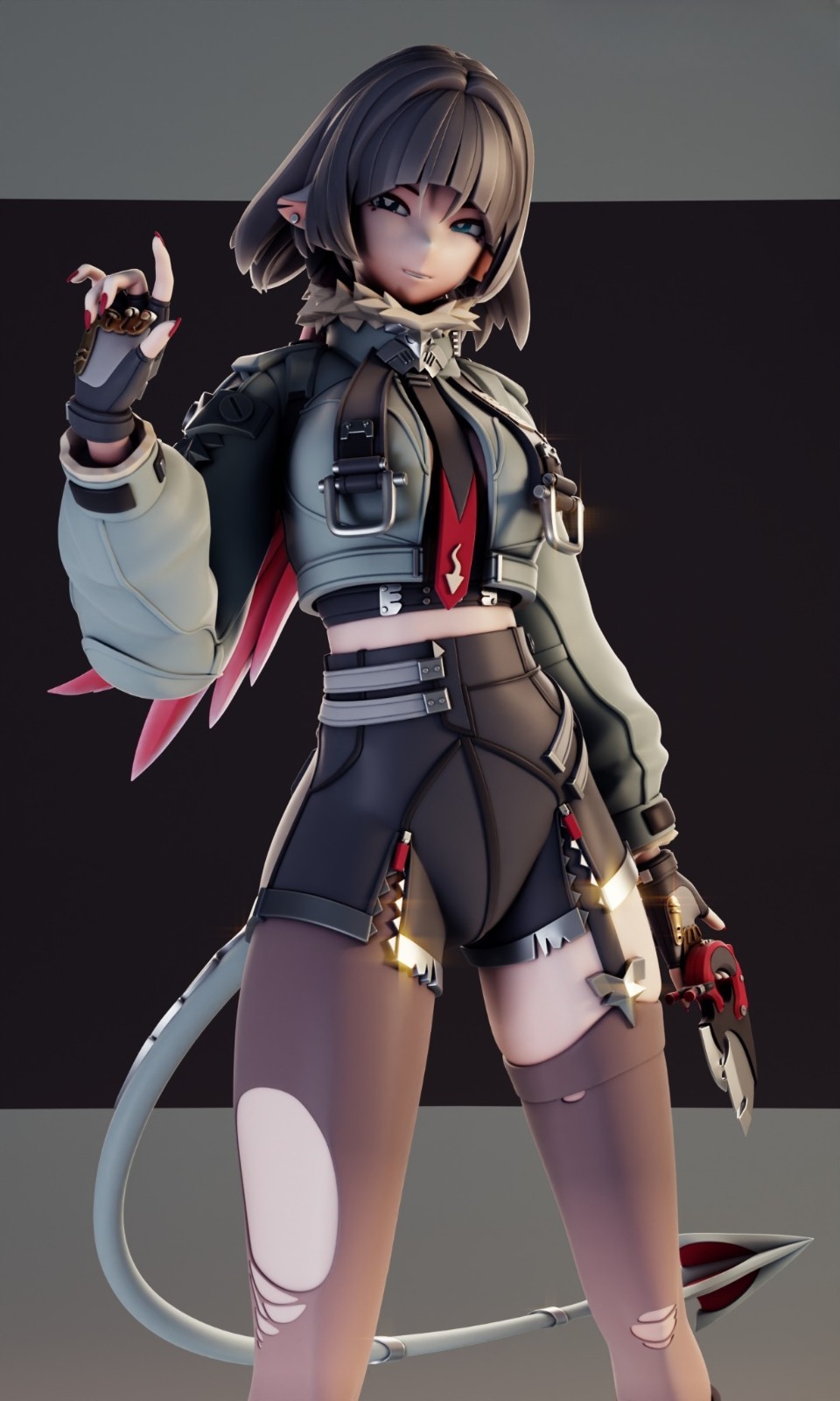 Jane Doe Zenless Zone Zero | Garage Kit DIY Figure Statue PAINTED 3D Model