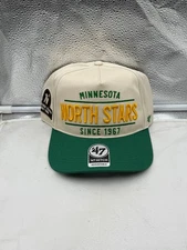 Minnesota North Stars NHL '47 Throwback Natural TT Hitch Adjustable Snapback Hat