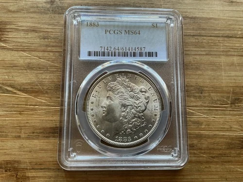 1883 Morgan Silver Dollar  PCGS MS64