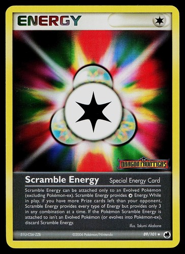 Scramble Energy 89/101 EX Dragon Frontiers Reverse Holo