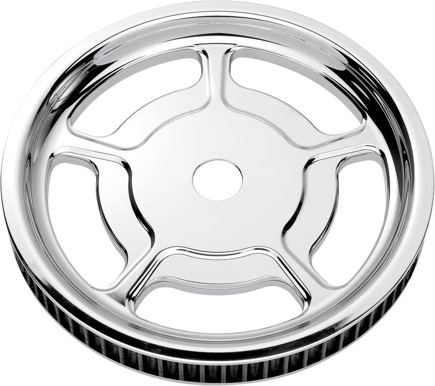 Polea de aluminio Performance Machine universal trasera Cush-Drive - Cromo - 1 pulgada Foto 2 de 4