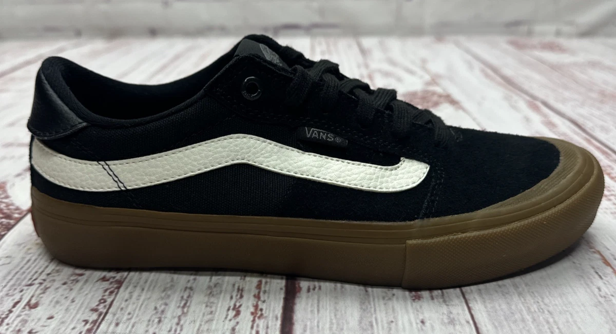 Vans Sk8-Low Top Sneakers Casual Skater Black Gum White Stitch Mens 7 Womens 8.5 Vans SK8-LOW SHOE Black Sneakers womens /mens | Mercari main image 2