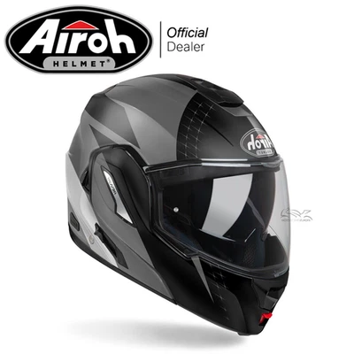 Airoh Modularer Klapphelm Motorrad Rev 19 Leaden Anthrazit Matt Größe XXL 63 cm - Bild 1 von 4
