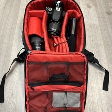 Canon EOS Rebel T5i DSLR Camera Kit 18-55mm 75-300mm Lens Bag PAP008256