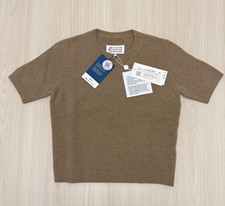 Maison Margiela Wool Crewneck Short Sleeve Sweater