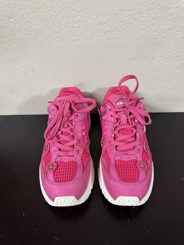 Authentic Coach Tea Rose Dragonfruit Sneakers Size 6.5