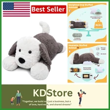 24in Weighted Dog Plush Toy, Heated & Calming Soft Stuffed Animal