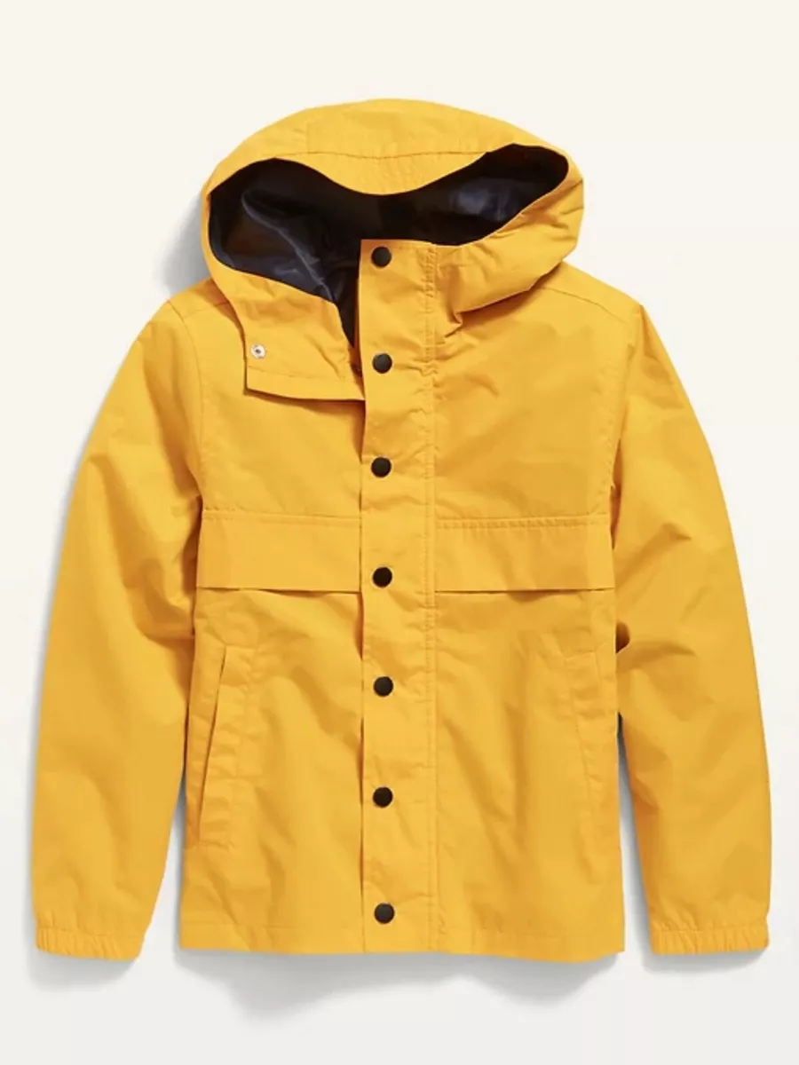 Old navy top yellow raincoat