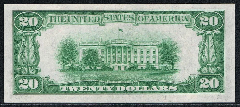 TOP POP FINEST. LGS.  $20 1934 Cleveland FRN. Light Green Seal. PCGS 67 PPQ. - Image 2 of 2