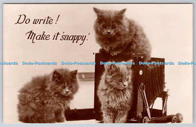 R760611 Do Write Make it Snappy Cats britische Manufaktur RP