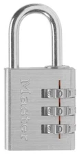 Master Lock Padlock 630D Set Your Own Combination Luggage Lock, 1-3/16 in. Wide
