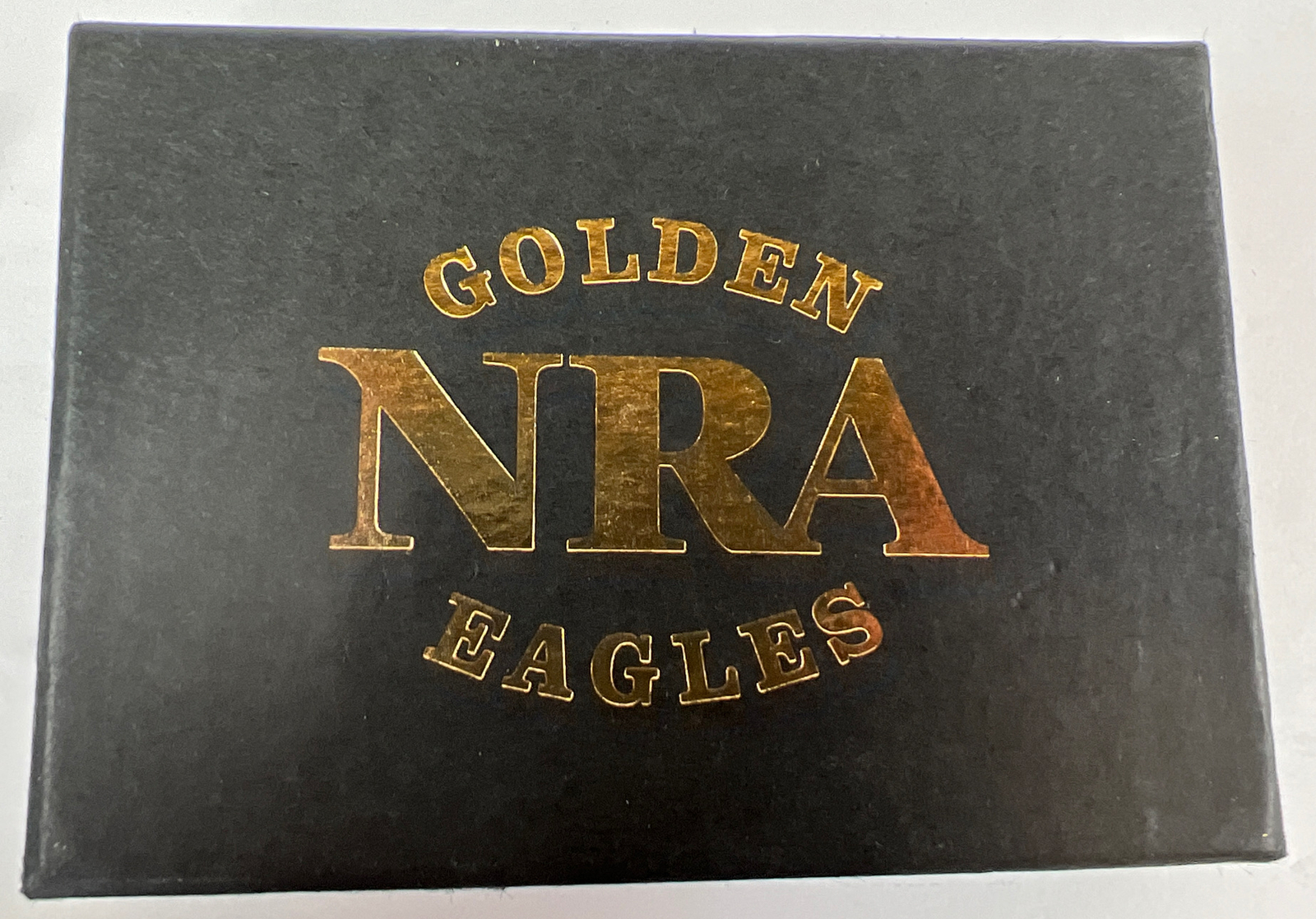 Golden Eagle NRA Bronze Belt Buckle Gem