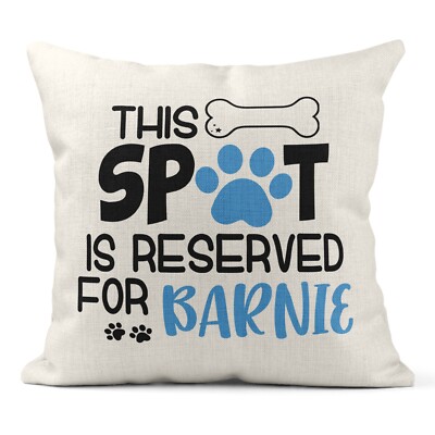 Personalisierter Weihnachtsstrumpf Canvas Kissen für Katze oder Hund mit individuellem Namen
