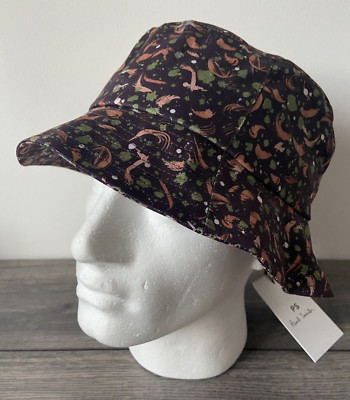 PS Paul Smith Bucket Hat Größe S Bio-Baumwolle BNWT