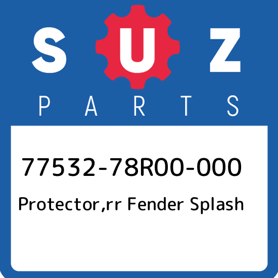 77532-78R00-000 Suzuki Protector,rr fender splash 7753278R00000