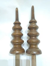 Vintage Torah Atzei Chaim Torah rollers 46 cm klaf Judaica