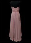 Pink Morilee chiffon maxi dress with sweetheart neckline, size 8. — photo 2