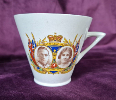 King George & Queen Mary Krönung Tasse 1937 - Phoenix Ware