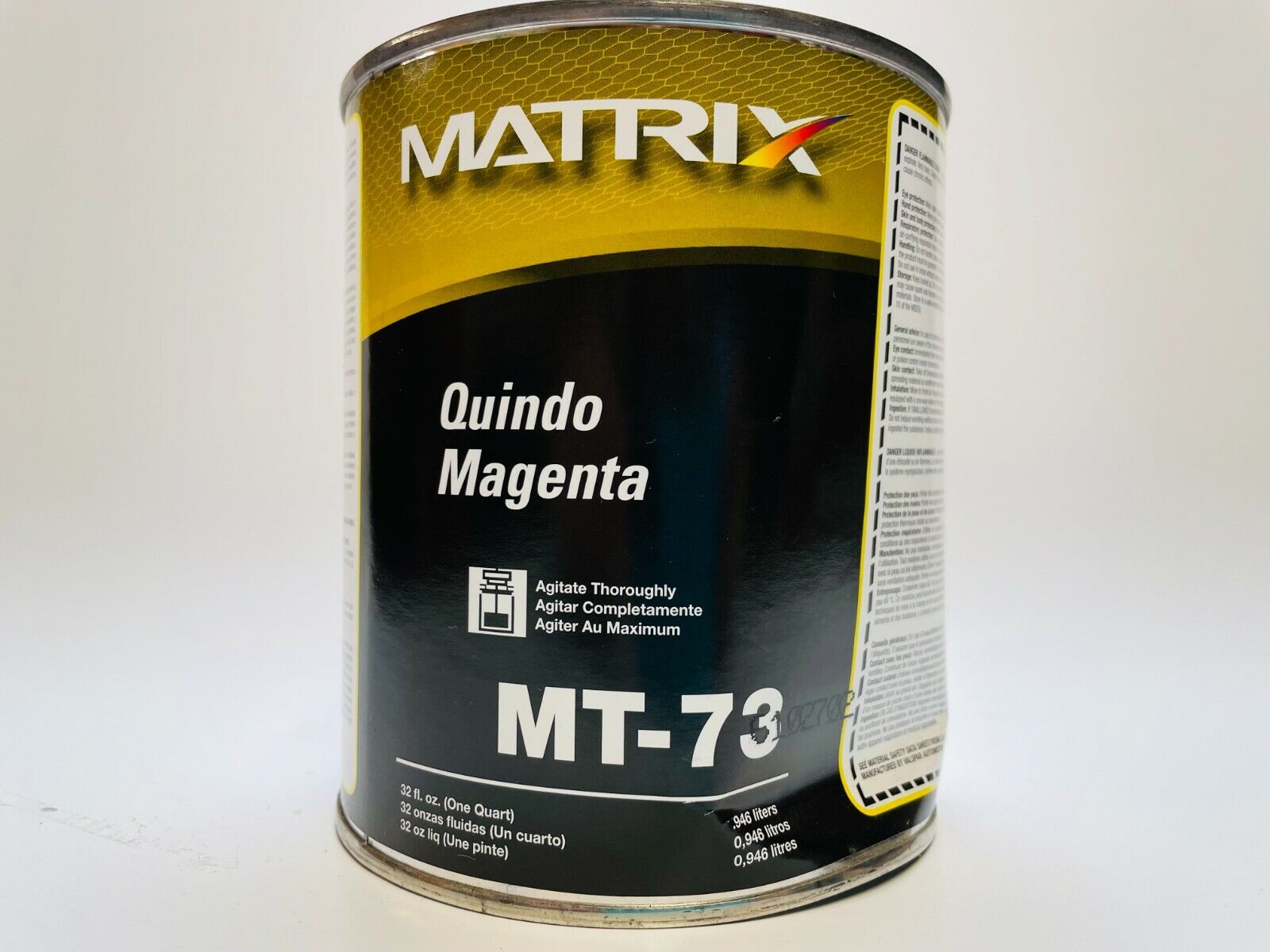 Matrix MT-73, Quindo Magenta Mixing Toner, (1 Qt.)