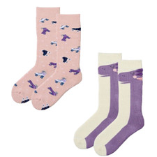 2 Paar Warme Kinder Regenstiefel-Socken Gummistiefelsocken Stiefelsocken NEU