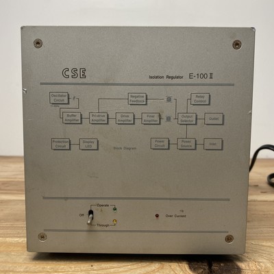 CSE isolation Regulator E-100 ii Used Untested | eBay 