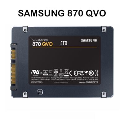 New Samsung 870 QVO 8TB SATA III Internal Solid State Drive