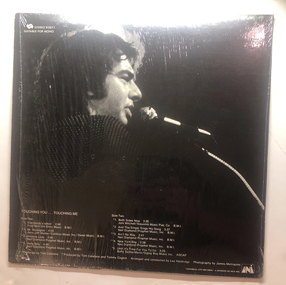Three Neil Diamond LPs, Incl. Touching You Touching Me, Ex, See Description - Image 2 of 4