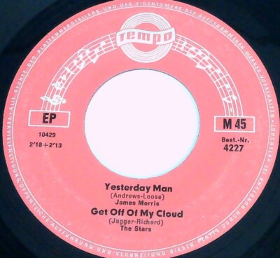 Yesterday Man / Get Off My Cloud / Balla Balla / Ju Ju Hand - EP 1966