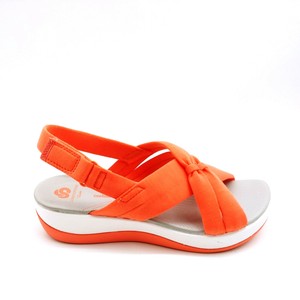 clarks cloudsteppers womens orange