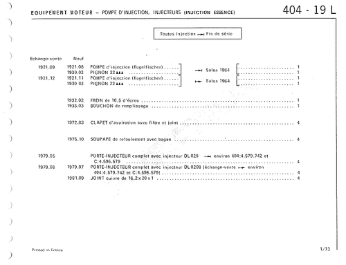 Joint porte-injecteur Peugeot 404 injection et 504 injection sauf V6 - Picture 3 of 3