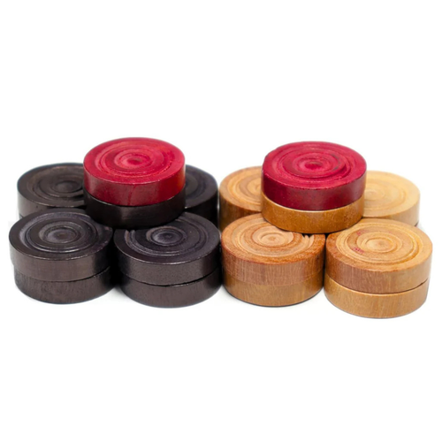 Premium Wooden Carrom Board Coins + 1 Free Striker – 20 Gotis for Smooth Play - Picture 12 of 16