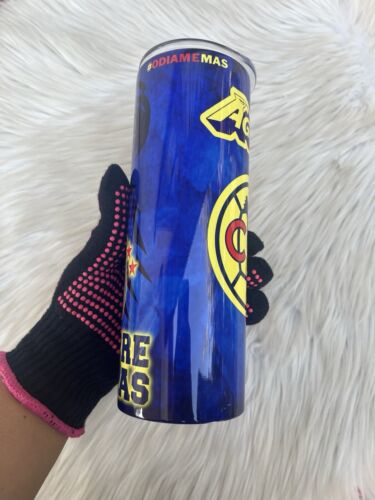 Club América dünner Becher 20 Unzen Edelstahl Aguilas del America - Bild 6 von 7
